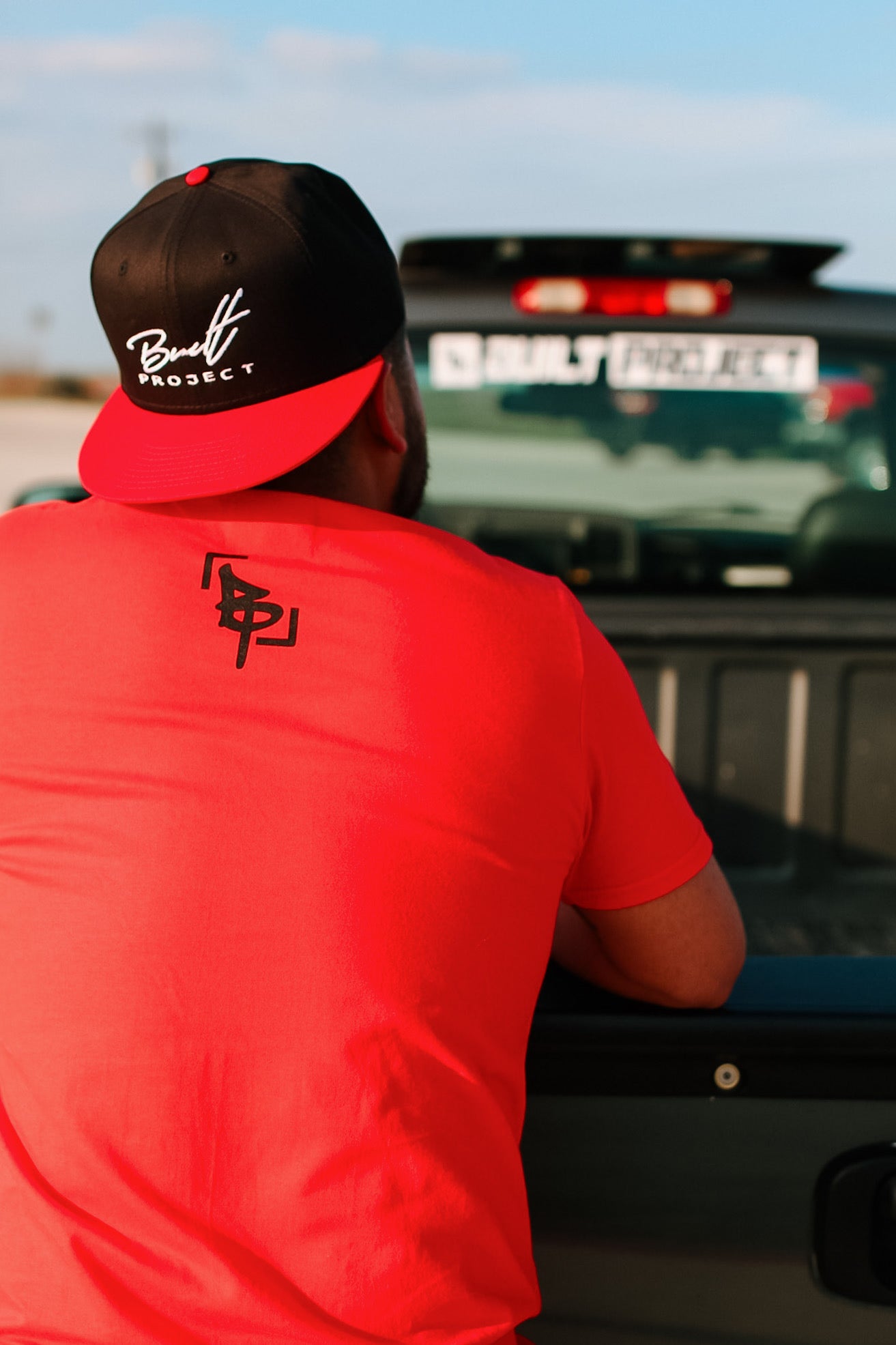 "BUILT" T-shirt - Red